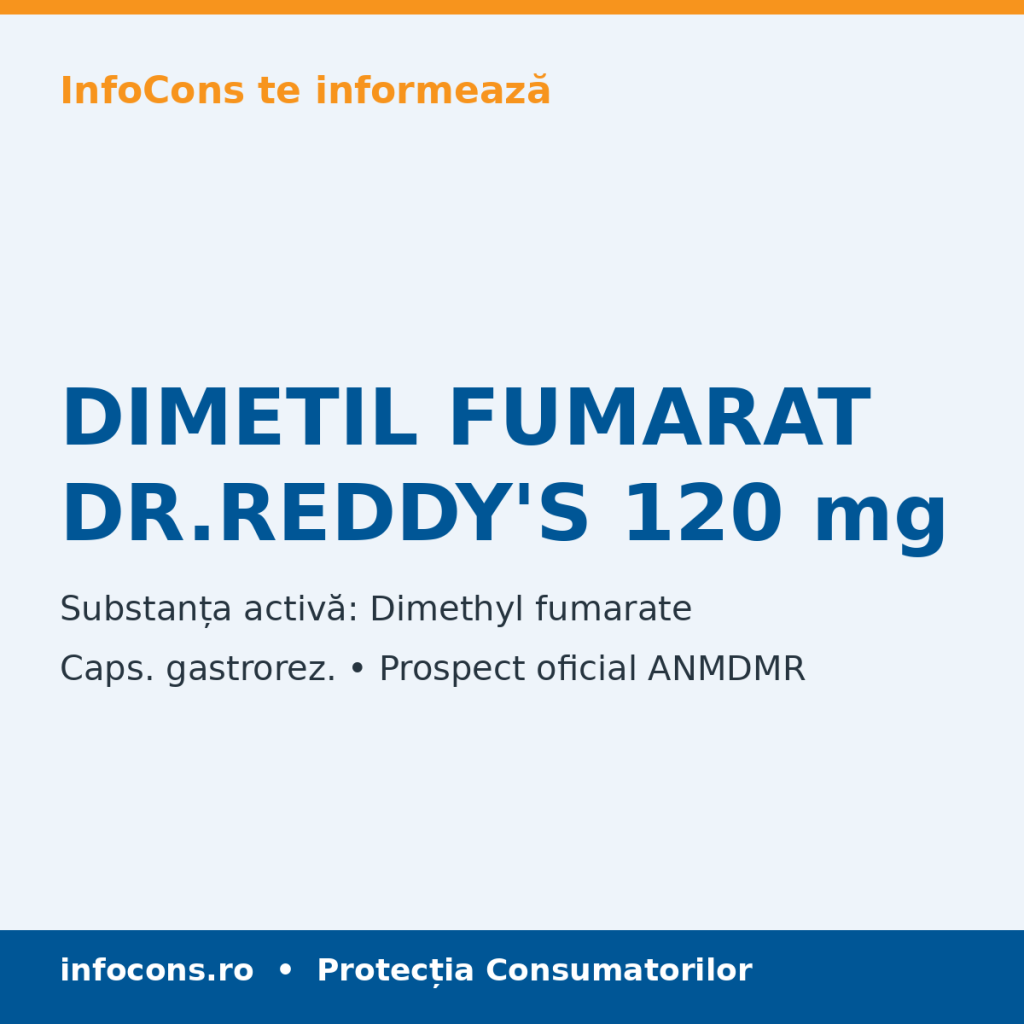 DIMETIL FUMARAT DR.REDDY'S 120 mg - Prospect Medical - InfoCons