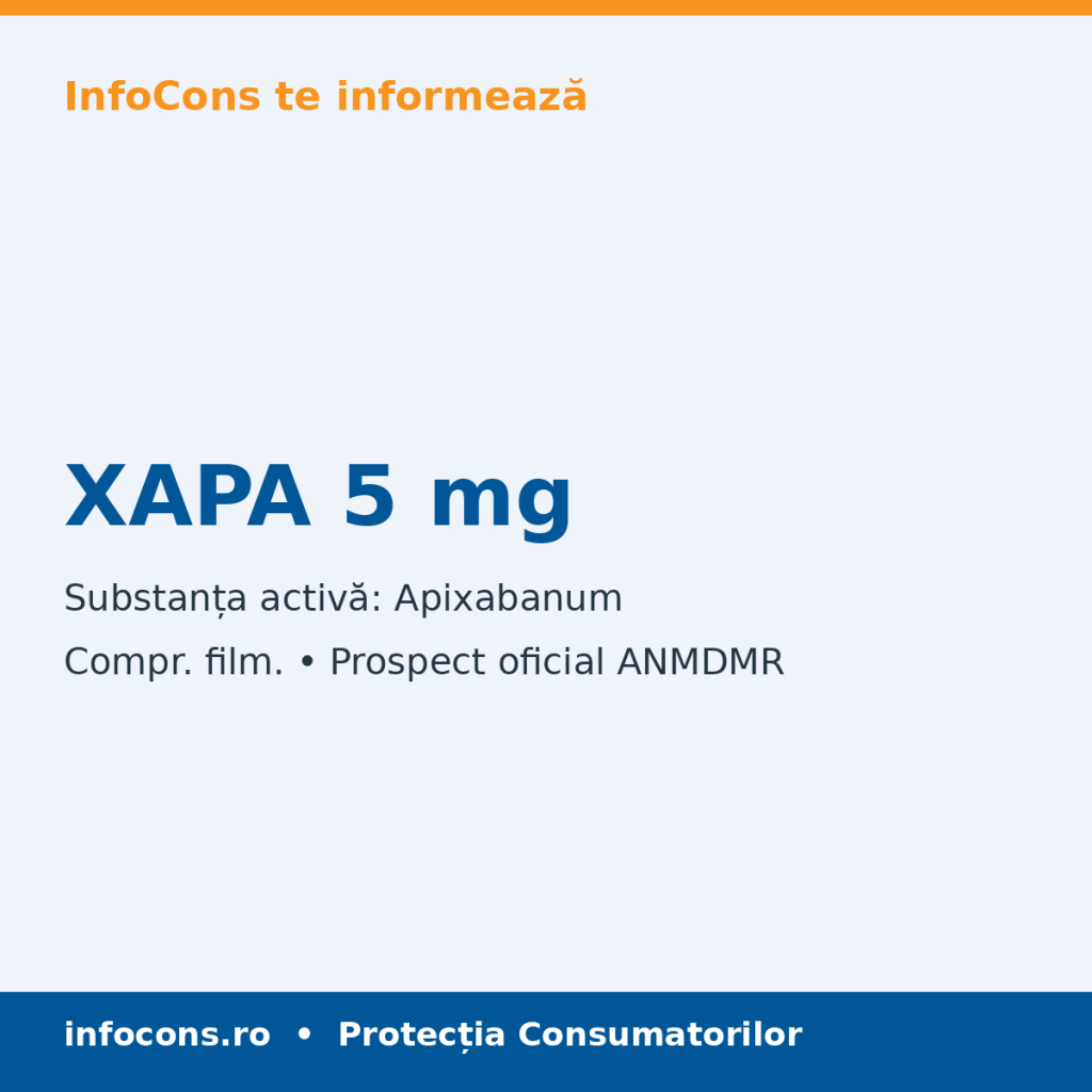 XAPA 5 mg - Prospect Medical - InfoCons