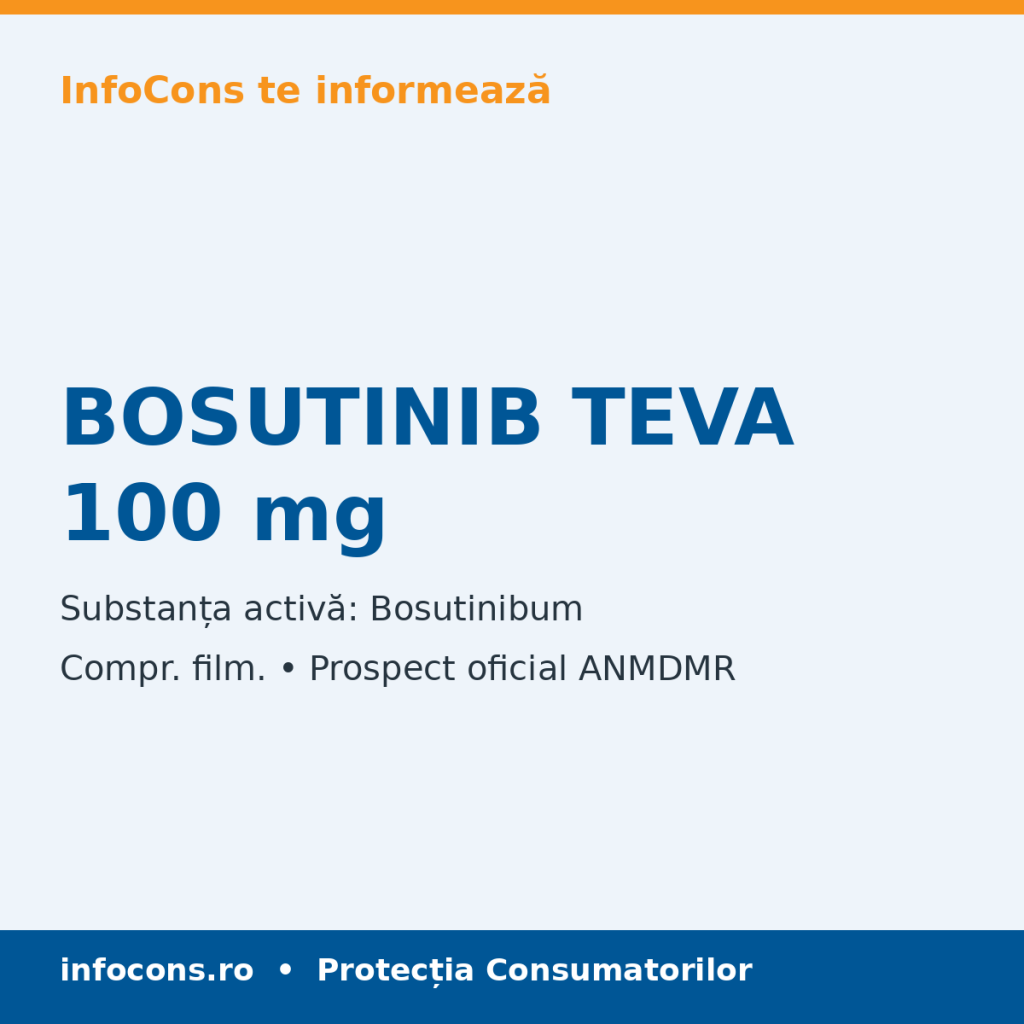 BOSUTINIB TEVA 100 mg - Prospect Medical - InfoCons