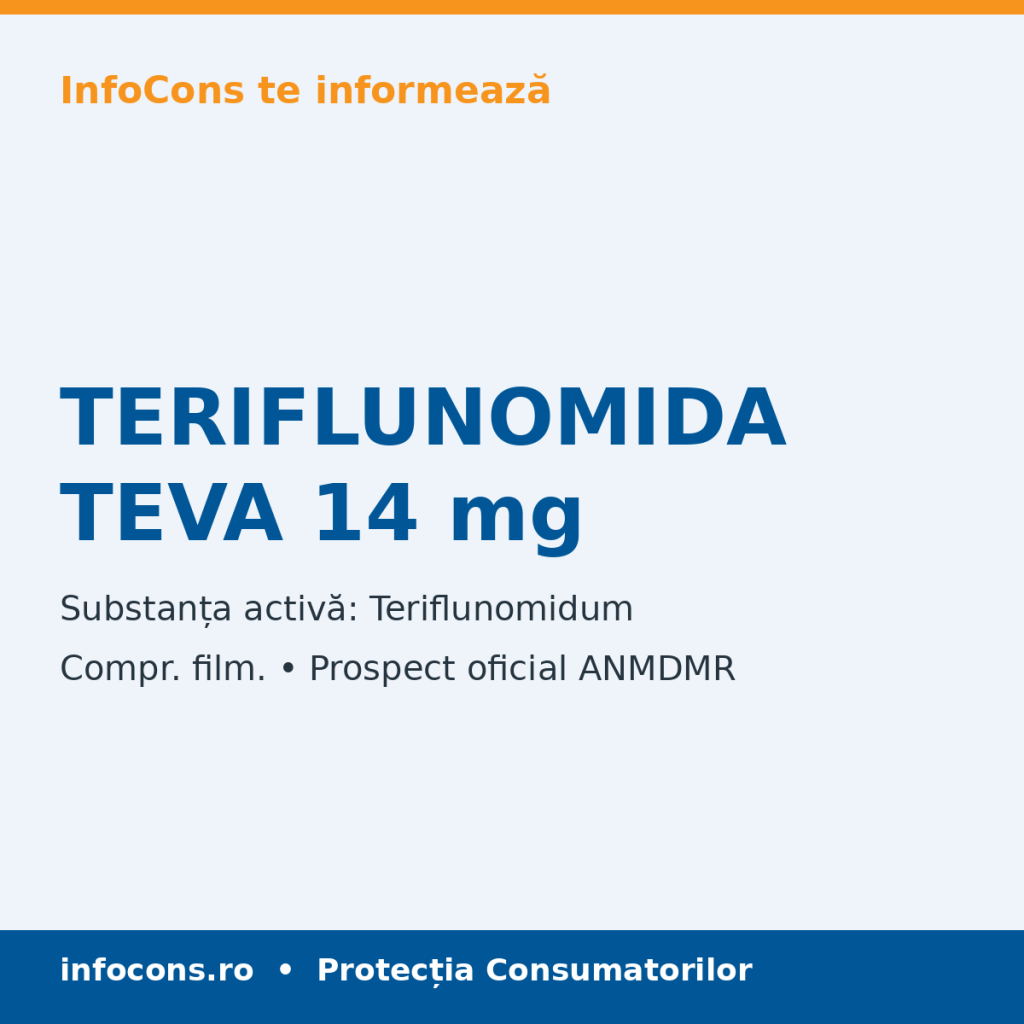 TERIFLUNOMIDA TEVA 14 mg - Prospect Medical - InfoCons