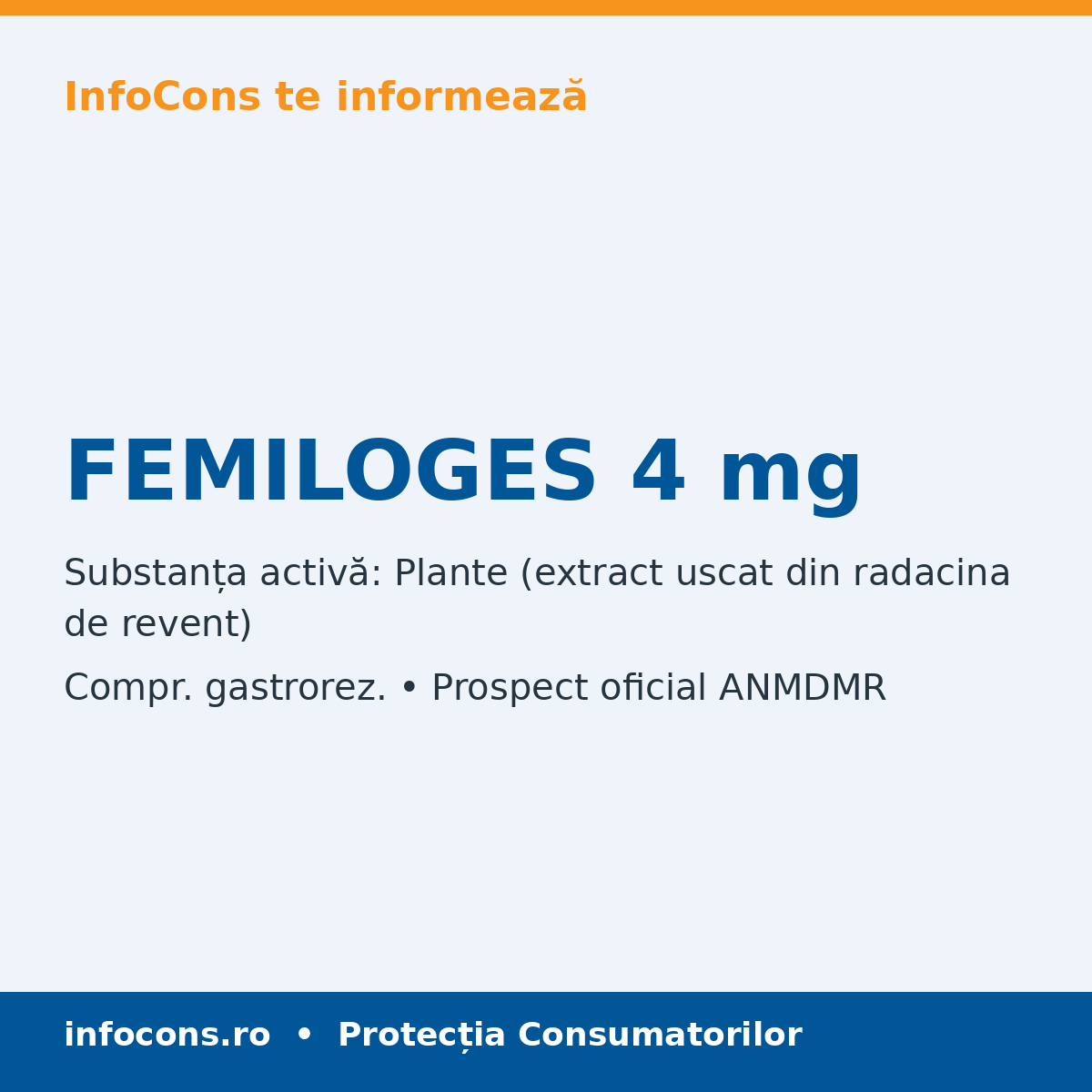FEMILOGES 4 mg - Prospect Medical - InfoCons