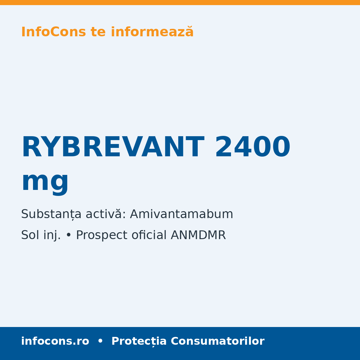 RYBREVANT 2400 mg - Prospect Medical - InfoCons