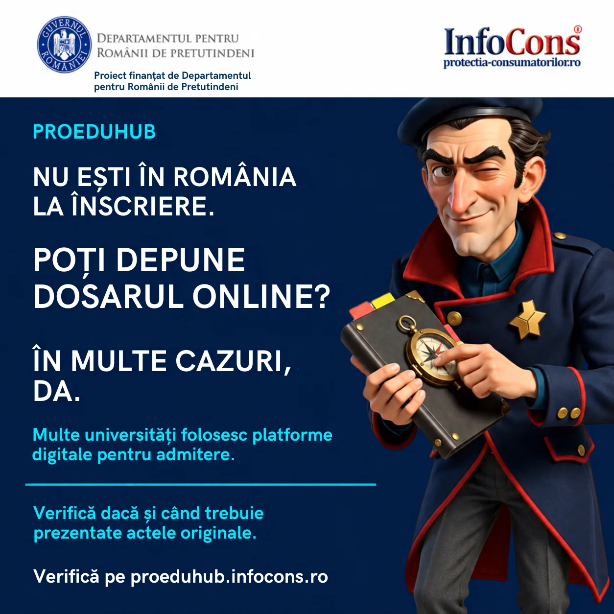ProEduHub : Ești în străinătate și vrei să te înscrii la o facultate din România ?