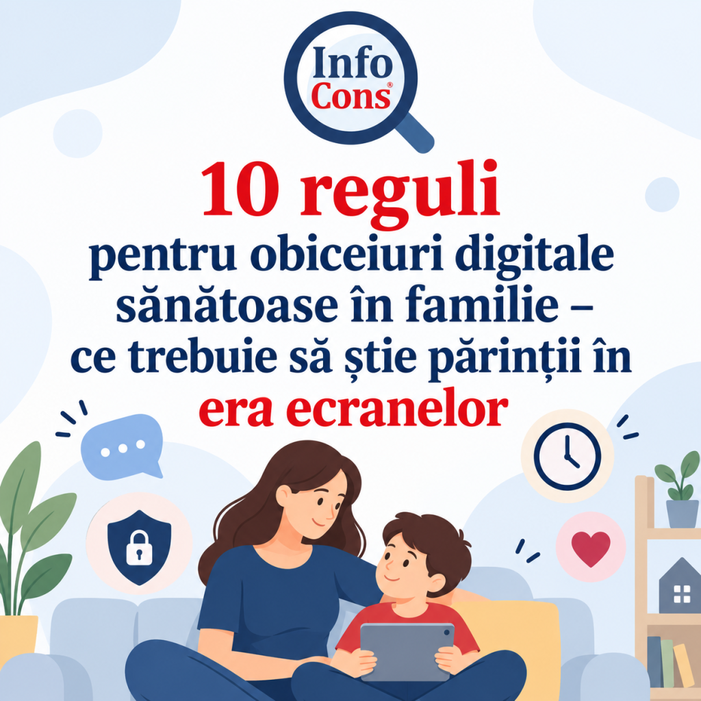 10 reguli pentru obiceiuri digitale sănătoase &icirc;n familie &ndash; ce trebuie să știe părinții &icirc;n era ecranelor