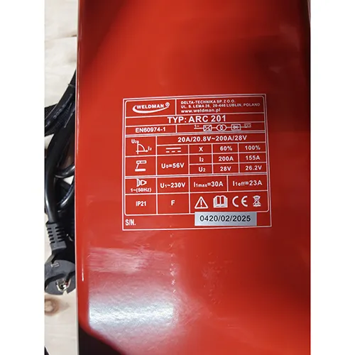 WELDMAN - Sudor cu invertor