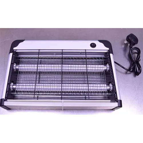 Lampă electrică de ucidere a insectelor UV, furnizată cu cablu de alimentare și priză.