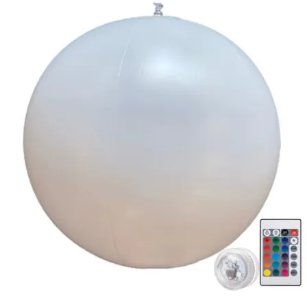 Minge de grădină cu LED-uri &icirc;n aer liber cu telecomandă.
