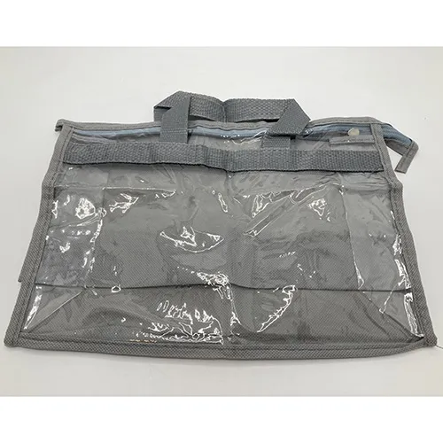 Pungă de plastic transparentă.