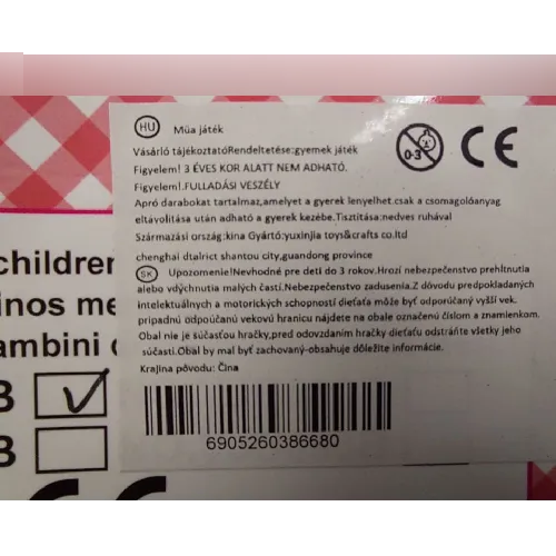 YAJAB - Set de jucării din plastic