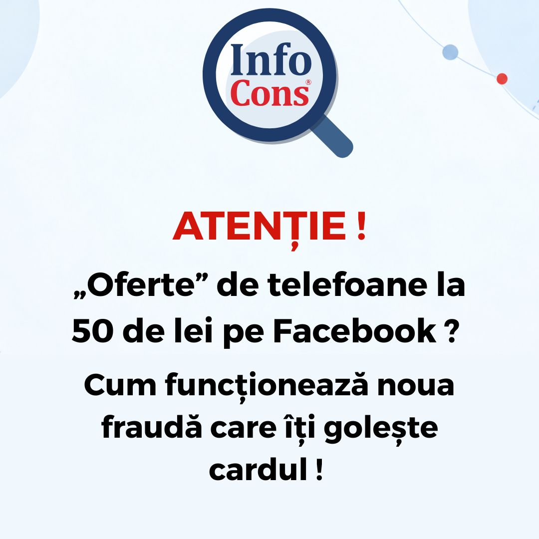 ATENȚIE : „Oferte” de telefoane la 50 de lei pe Facebook ? Cum funcționează noua fraudă care îți golește cardul ! Sorin Stănică