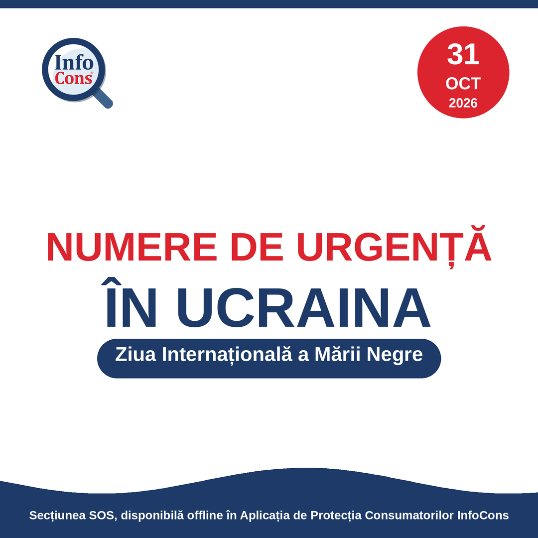 Călătorești în Ucraina ? Află numerele de urgență și utile cu Aplicația de Protecția Consumatorilor InfoCons de Ziua Internațională a Mării Negre !