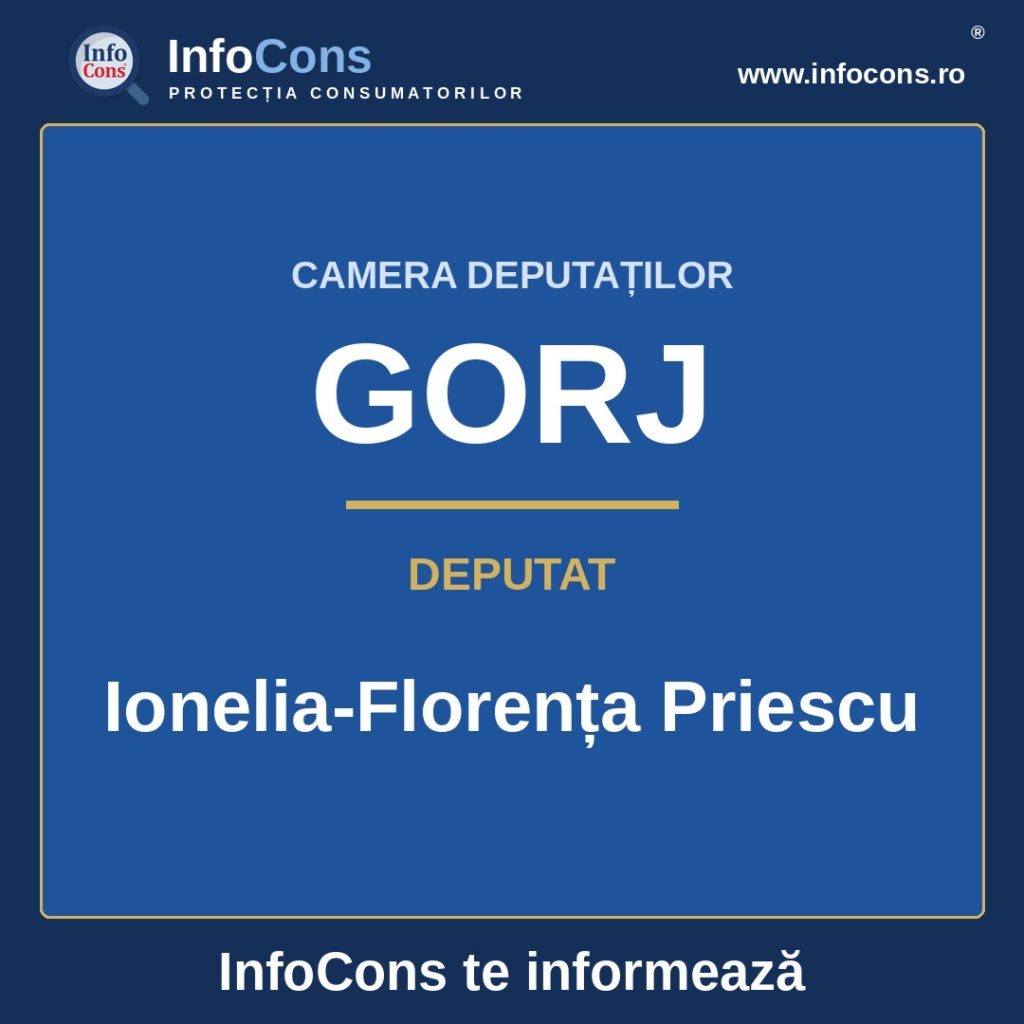 Camera Deputaților și deputata Ionelia-Florența Priescu – InfoCons te informează
