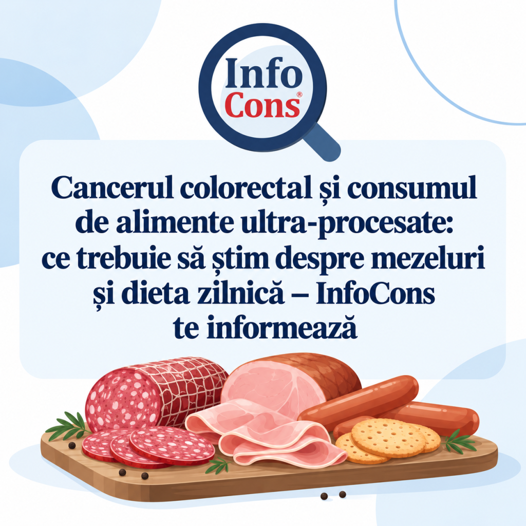 Cancerul colorectal și consumul de alimente ultra-procesate : ce trebuie să știm despre mezeluri și dieta zilnică &ndash; InfoCons te informează