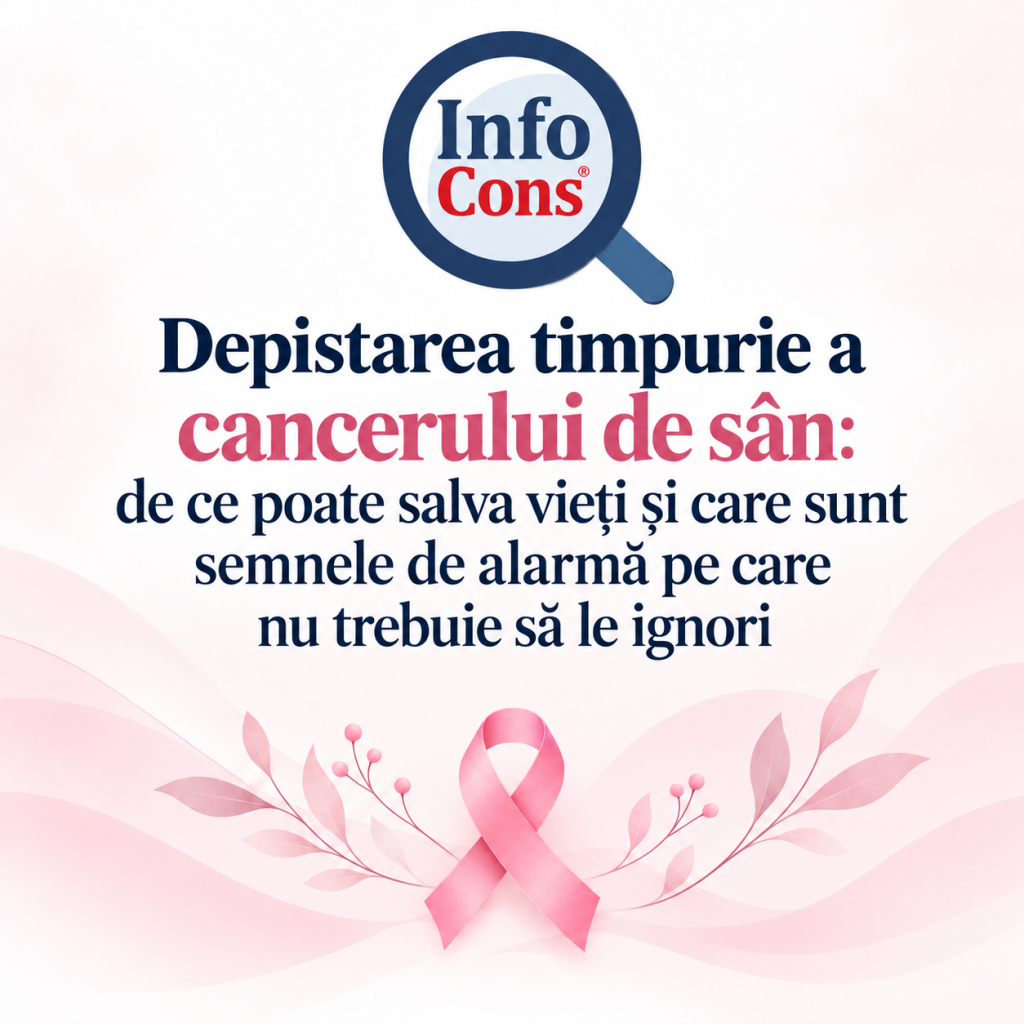 Depistarea timpurie a cancerului de s&acirc;n : de ce poate salva vieți și care sunt semnele de alarmă pe care nu trebuie să le ignori