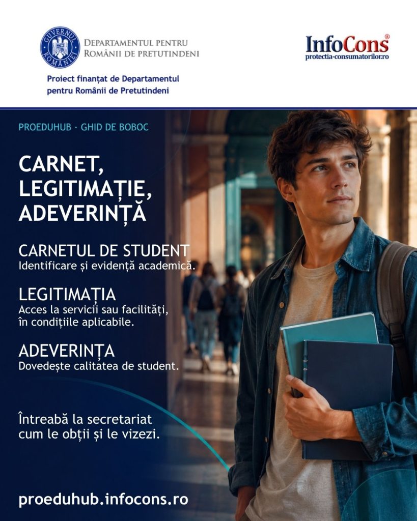ProEduHub : Ești la &icirc;nceput de facultate ? Află care sunt principalele documente ale unui student