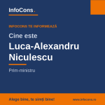 Guvernul României - Luca-Alexandru Niculescu, Prim-ministru al României – InfoCons te informează