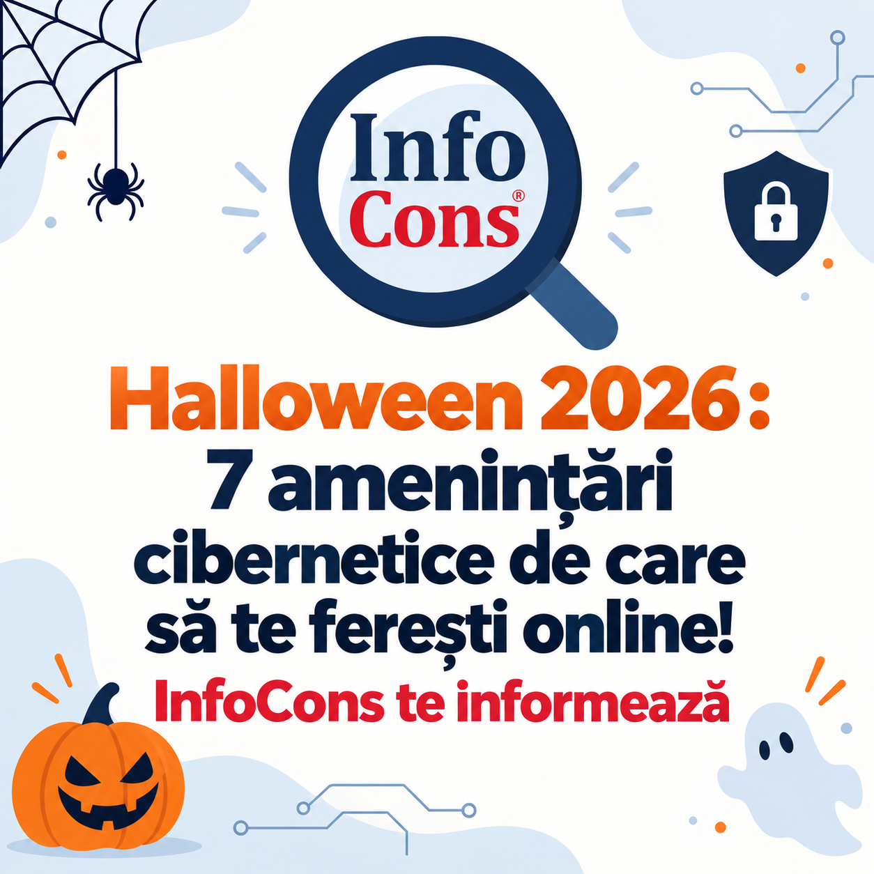 Halloween 2026 7 amenințări cibernetice de care să te ferești online ! InfoCons te informează