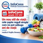 InfoCons acum 10 ani - Un nou stil de viață cele șapte reguli simple care ne pot adăuga ani de viață - medicul Virgiliu Stroescu