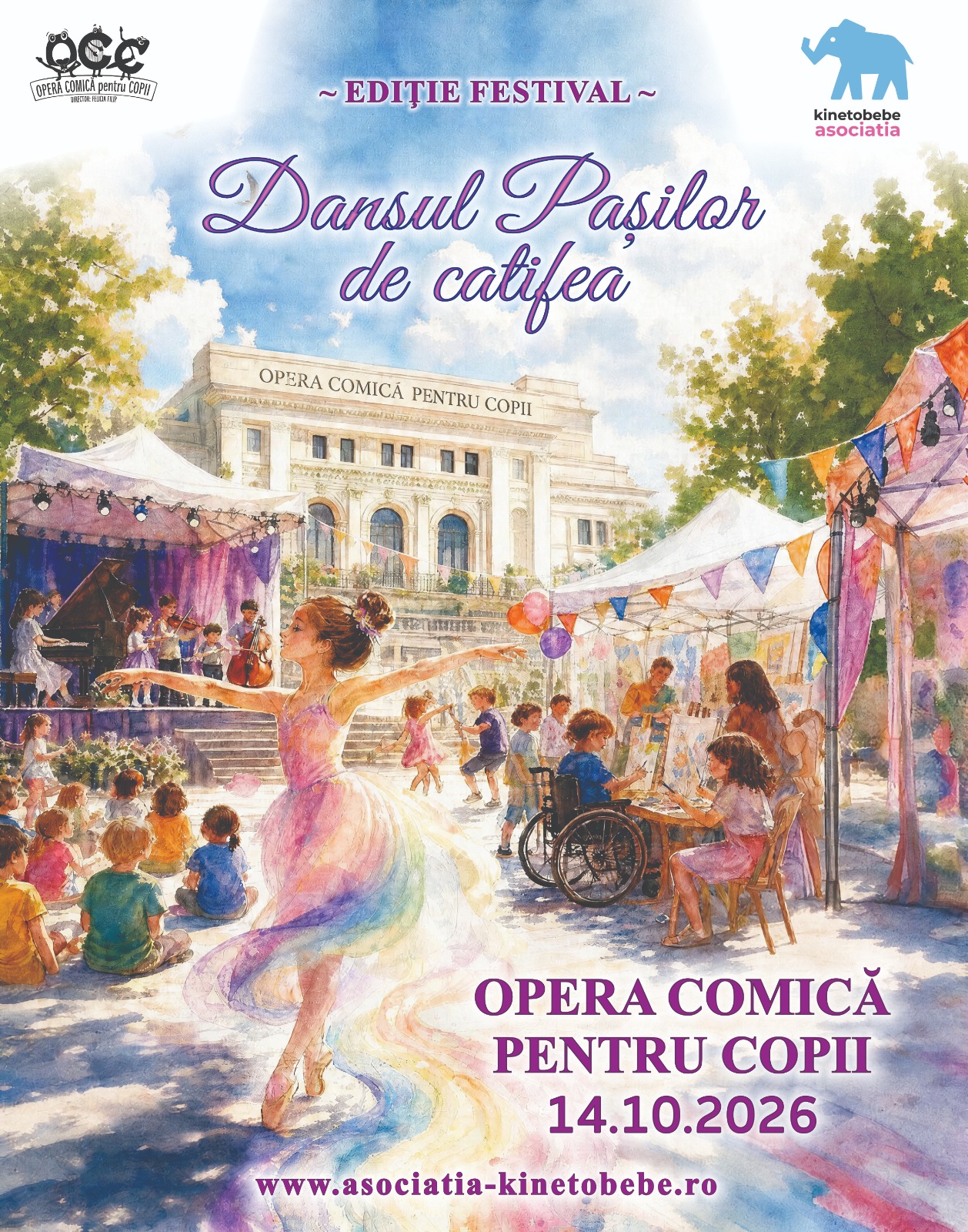 InfoCons – Protecția Consumatorilor , partener al evenimentului Dansul Pașilor de Catifea 2026 – operă și balet pentru un public incluziv