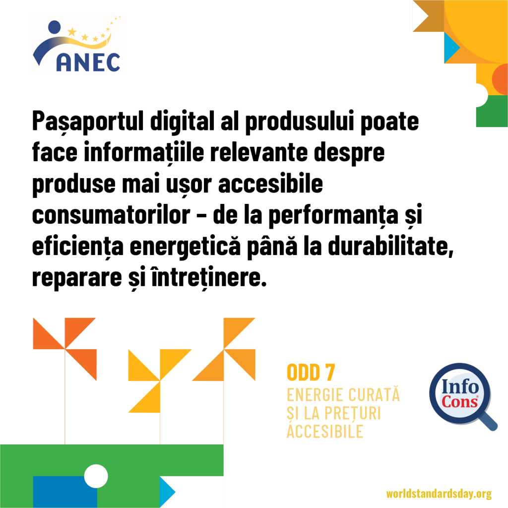 Pașaportul digital al produsului &ndash; mai multă informație pentru consumatori - InfoCons te informează de Ziua Mondială a Standardizării 2026
