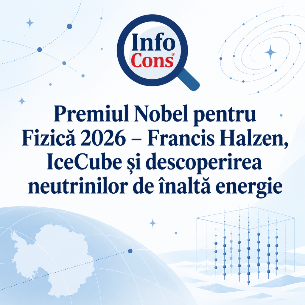 Premiul Nobel pentru Fizică 2026 &ndash; Francis Halzen , IceCube și descoperirea neutrinilor de &icirc;naltă energie