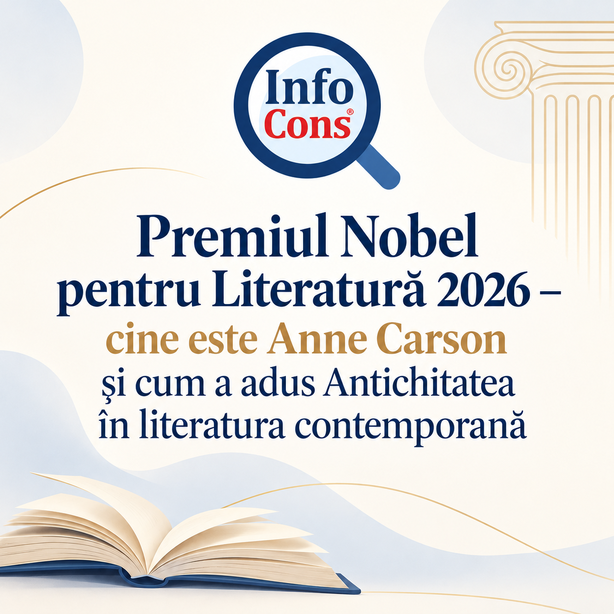 Premiul Nobel pentru Literatură 2026 – cine este Anne Carson și cum a adus Antichitatea în literatura contemporană