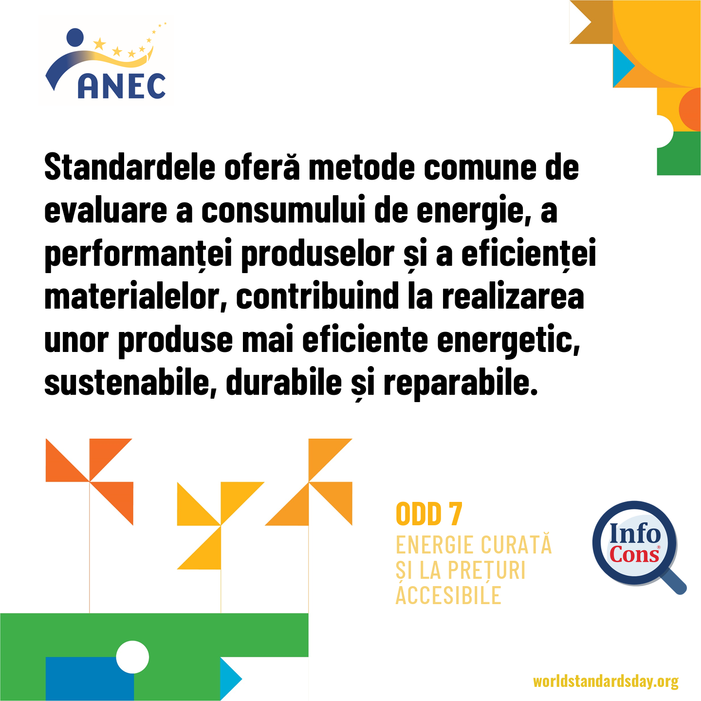 Produse mai eficiente, durabile și reparabile datorită standardelor - InfoCons te informează de Ziua Mondială a Standardizării 2026
