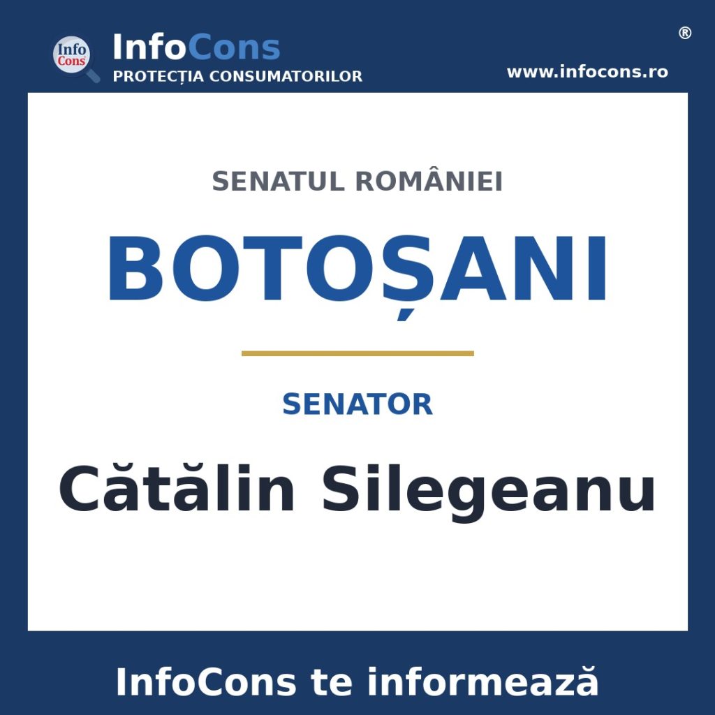 Senatul Rom&acirc;niei și senatorul Cătălin Silegeanu &ndash; InfoCons te informează