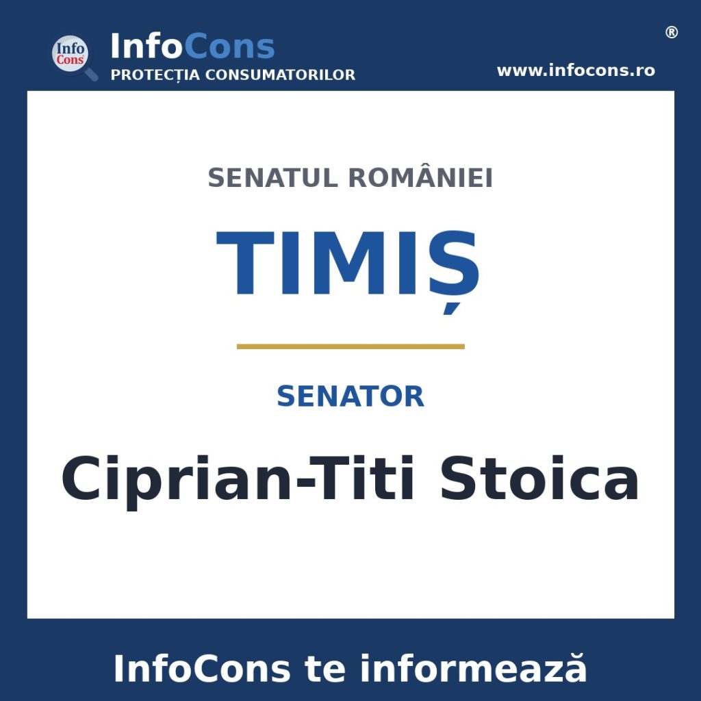 Senatul României și senatorul Ciprian-Titi Stoica – InfoCons te informează