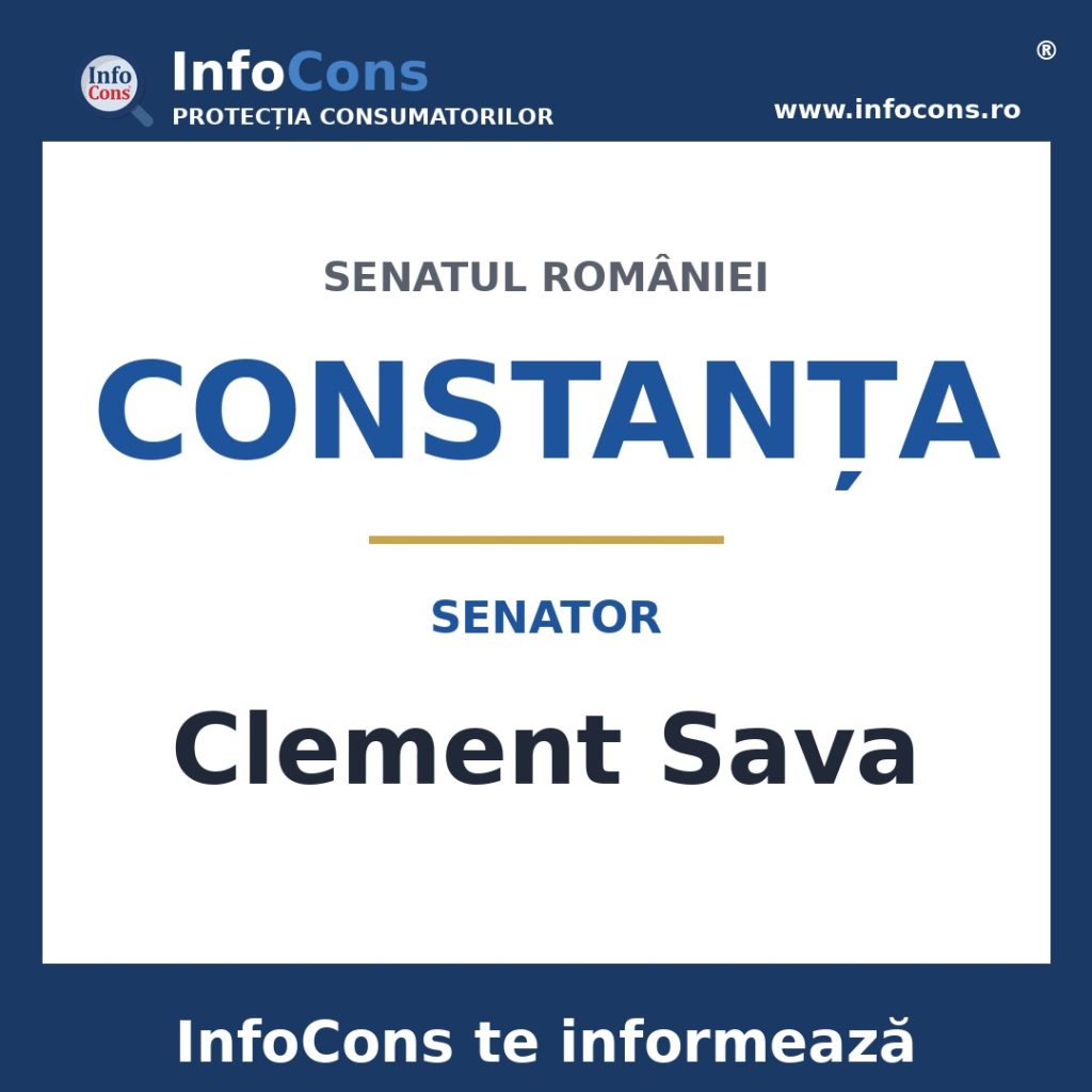 Senatul României și senatorul Clement Sava – InfoCons te informează