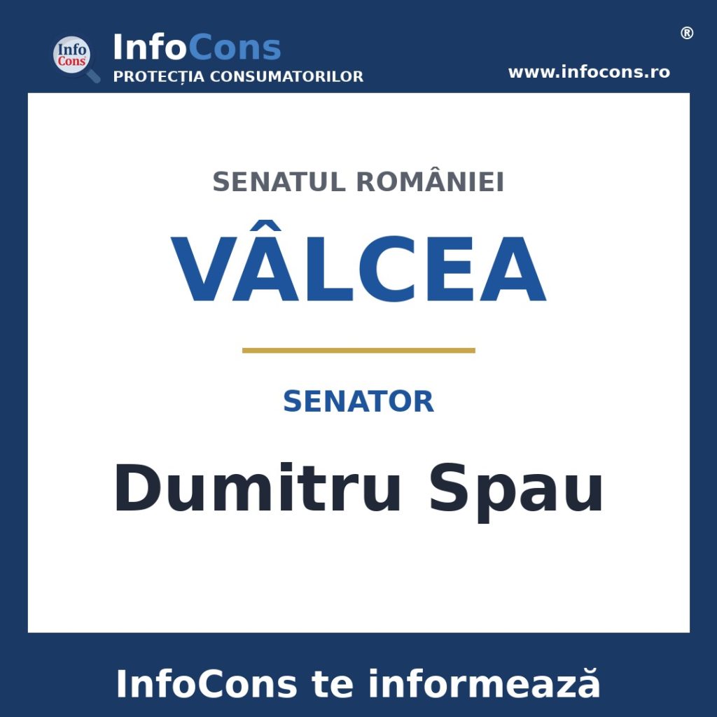 Senatul Rom&acirc;niei și senatorul Dumitru Spau &ndash; InfoCons te informează
