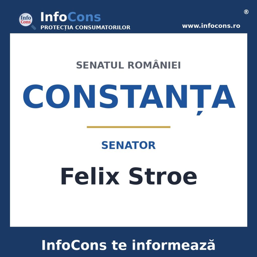 Senatul României și senatorul Felix Stroe – InfoCons te informează