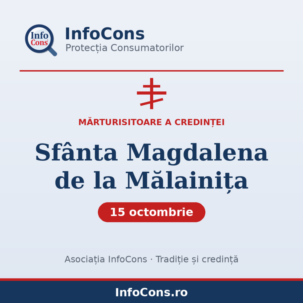 Sfanta Magdalena de la Malainita - 15 octombrie
