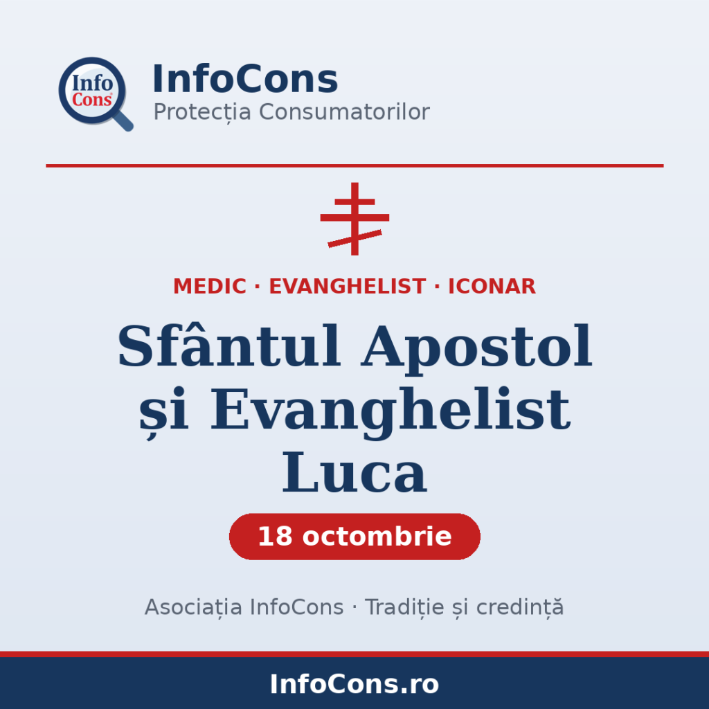 Sfantul Apostol si Evanghelist Luca - 18 octombrie