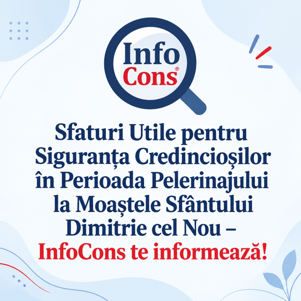 Sfaturi Utile pentru Siguranța Credincioșilor &icirc;n Perioada Pelerinajului la Moaștele Sf&acirc;ntului Dimitrie cel Nou &ndash; InfoCons Protecția Consumatorilor te informează !