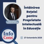 Sorin Mierlea , Președintele InfoCons Protecția Consumatorilor de Proprietate Intelectuală , participă la întâlnirea rețelei pentru Proprietate Intelectuală în Educație