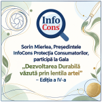 Sorin Mierlea , Președintele InfoCons Protecția Consumatorilor , participă la Gala „ Dezvoltarea Durabilă văzută prin lentila artei ” – Ediția a IV-a