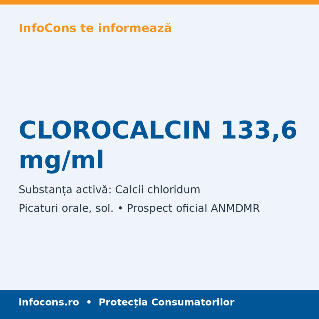 CLOROCALCIN 133,6 mg/ml - Prospect Medical - InfoCons