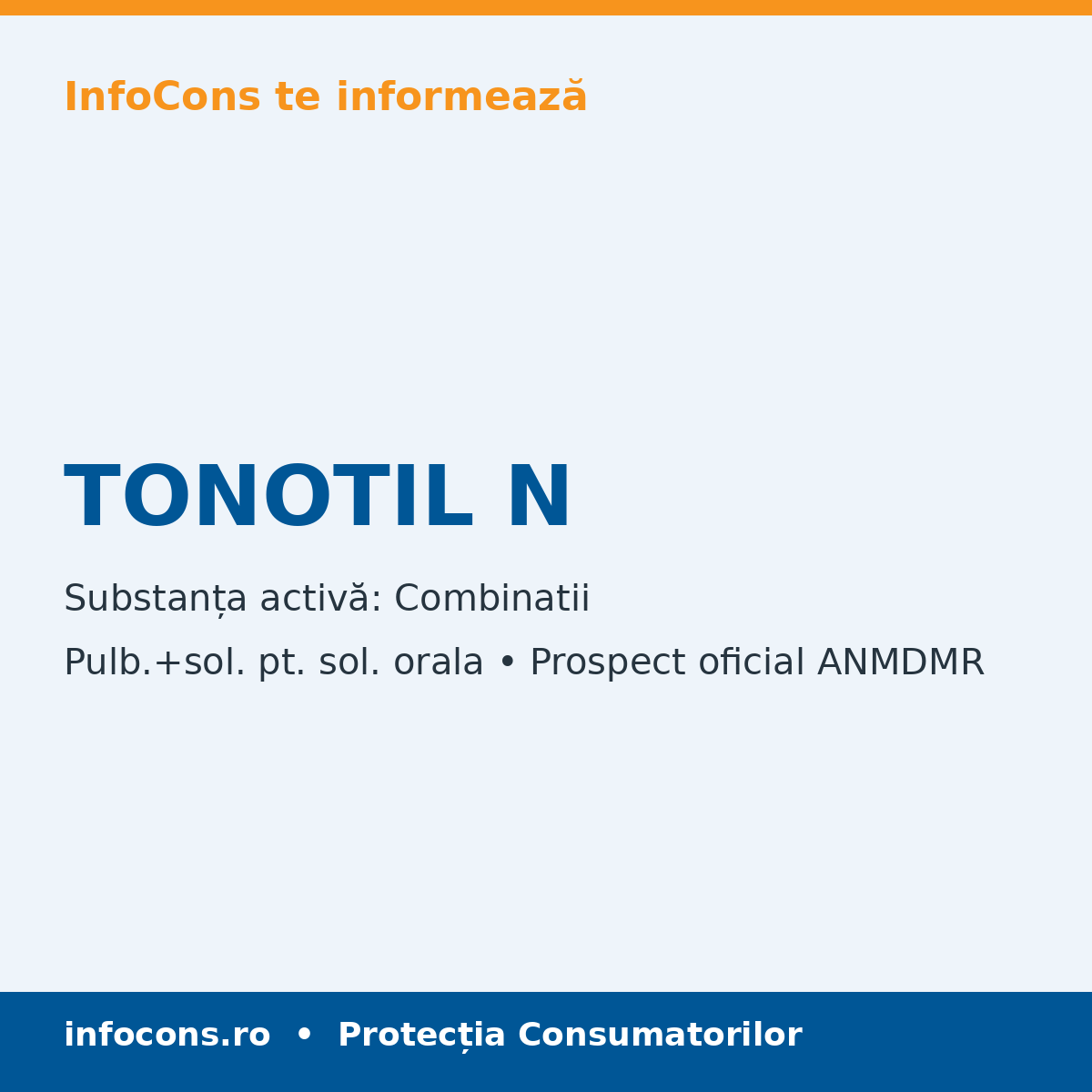 TONOTIL N - Prospect Medical - InfoCons