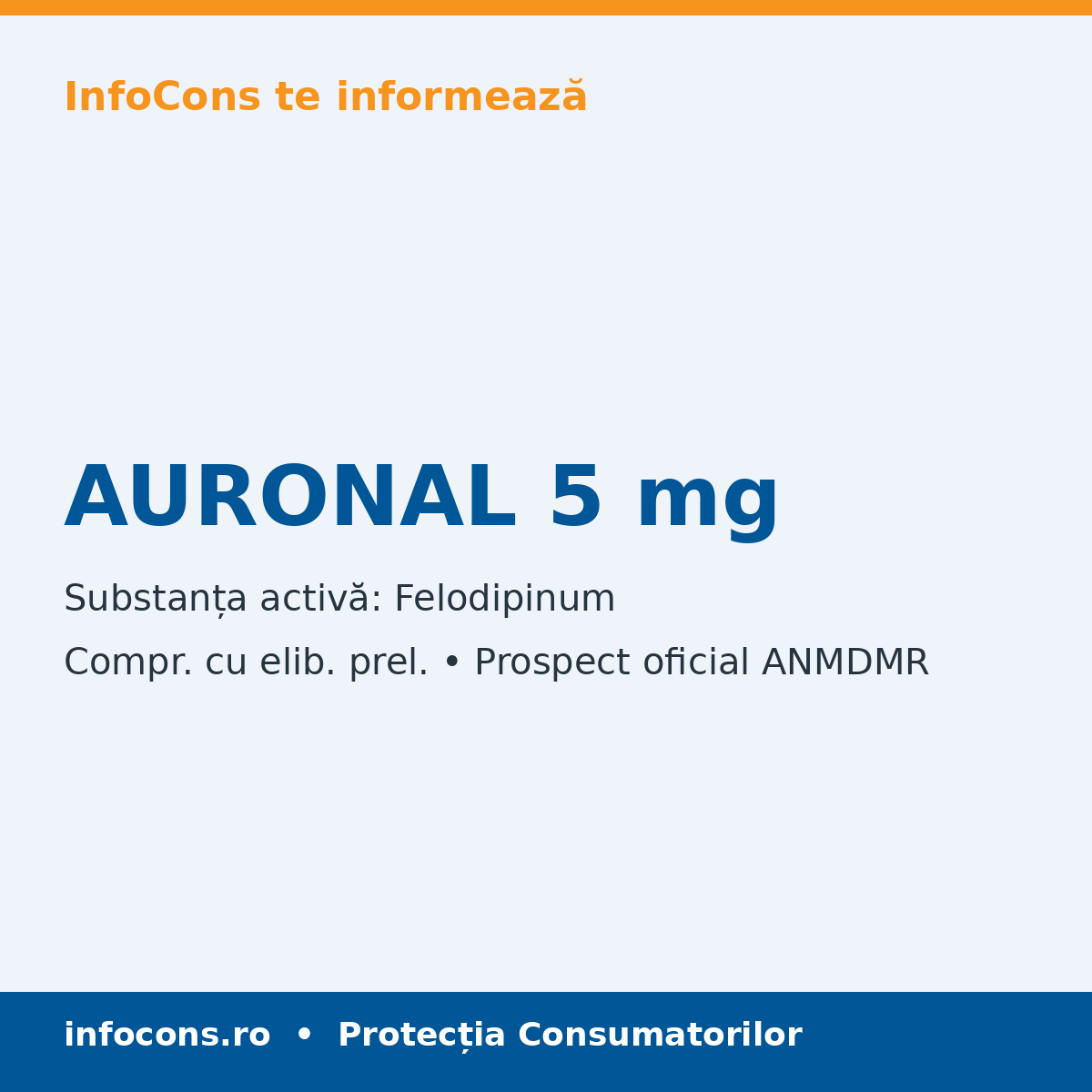AURONAL 5 mg - Prospect Medical - InfoCons
