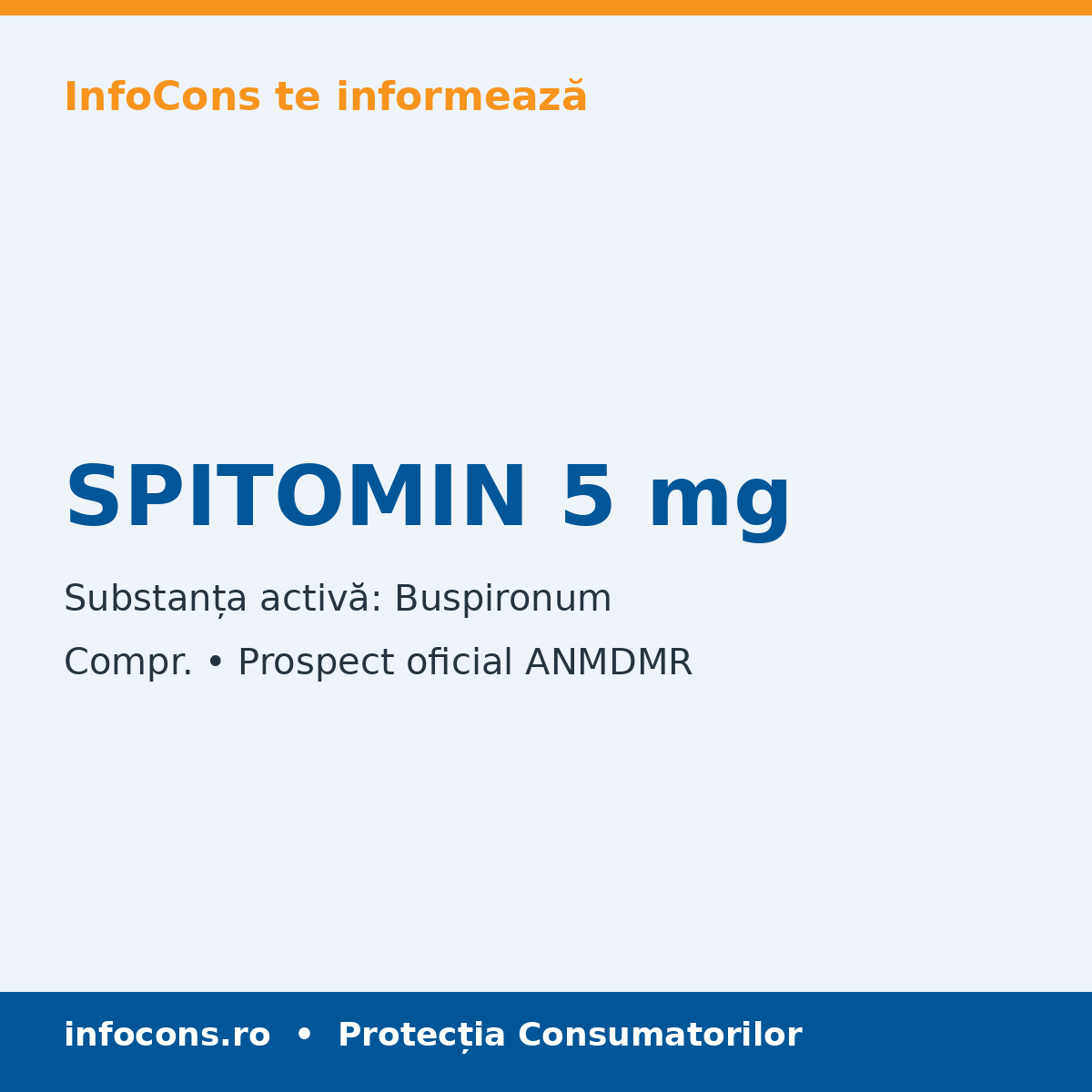 SPITOMIN 5 mg - Prospect Medical - InfoCons
