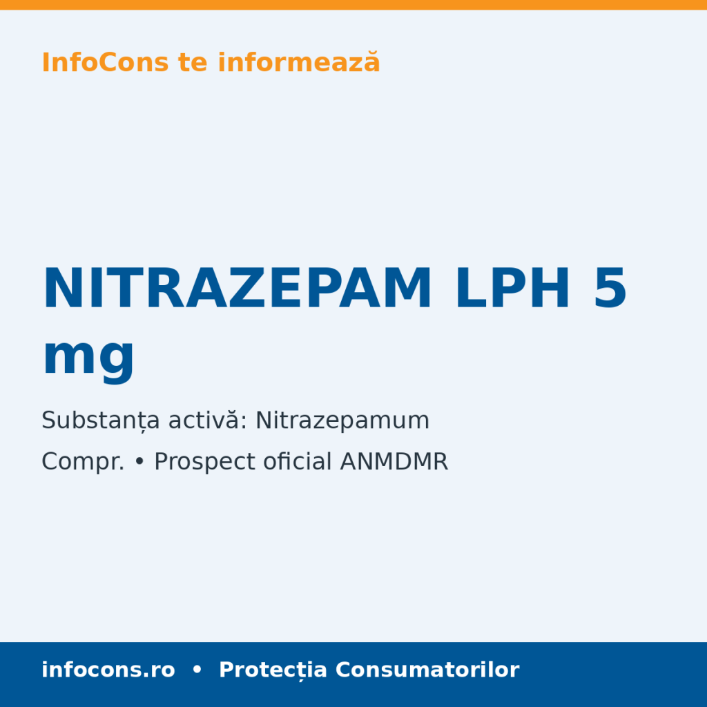 NITRAZEPAM LPH 5 mg - Prospect Medical - InfoCons