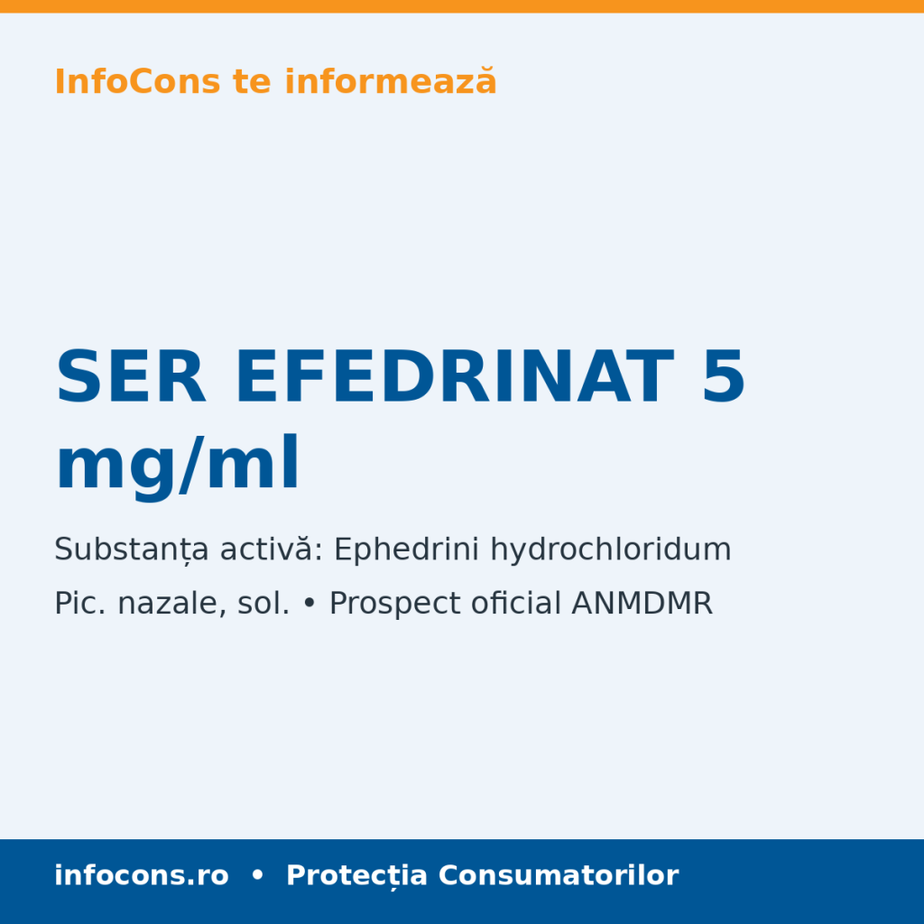 SER EFEDRINAT 5 mg/ml - Prospect Medical - InfoCons