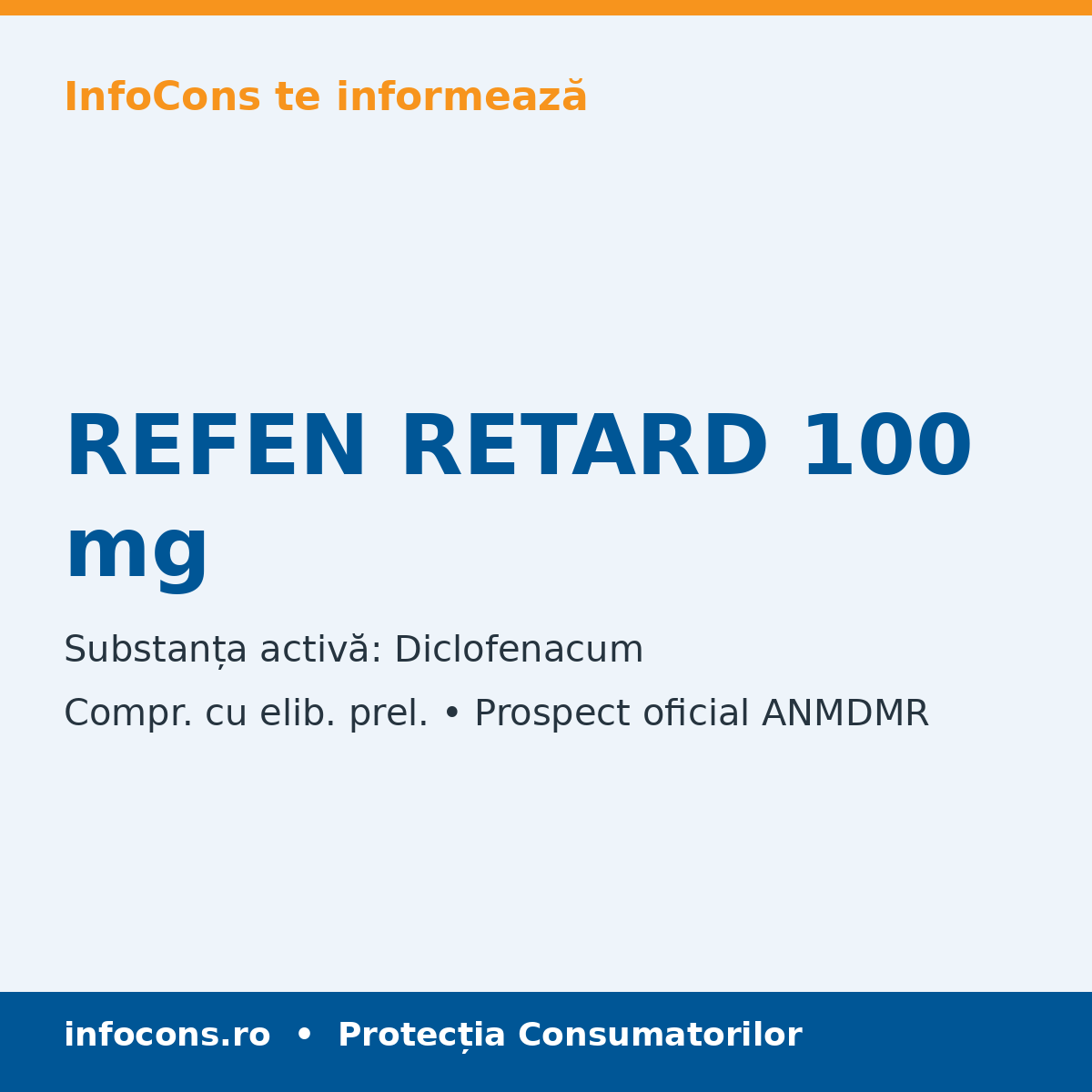 REFEN RETARD 100 mg - Prospect Medical - InfoCons