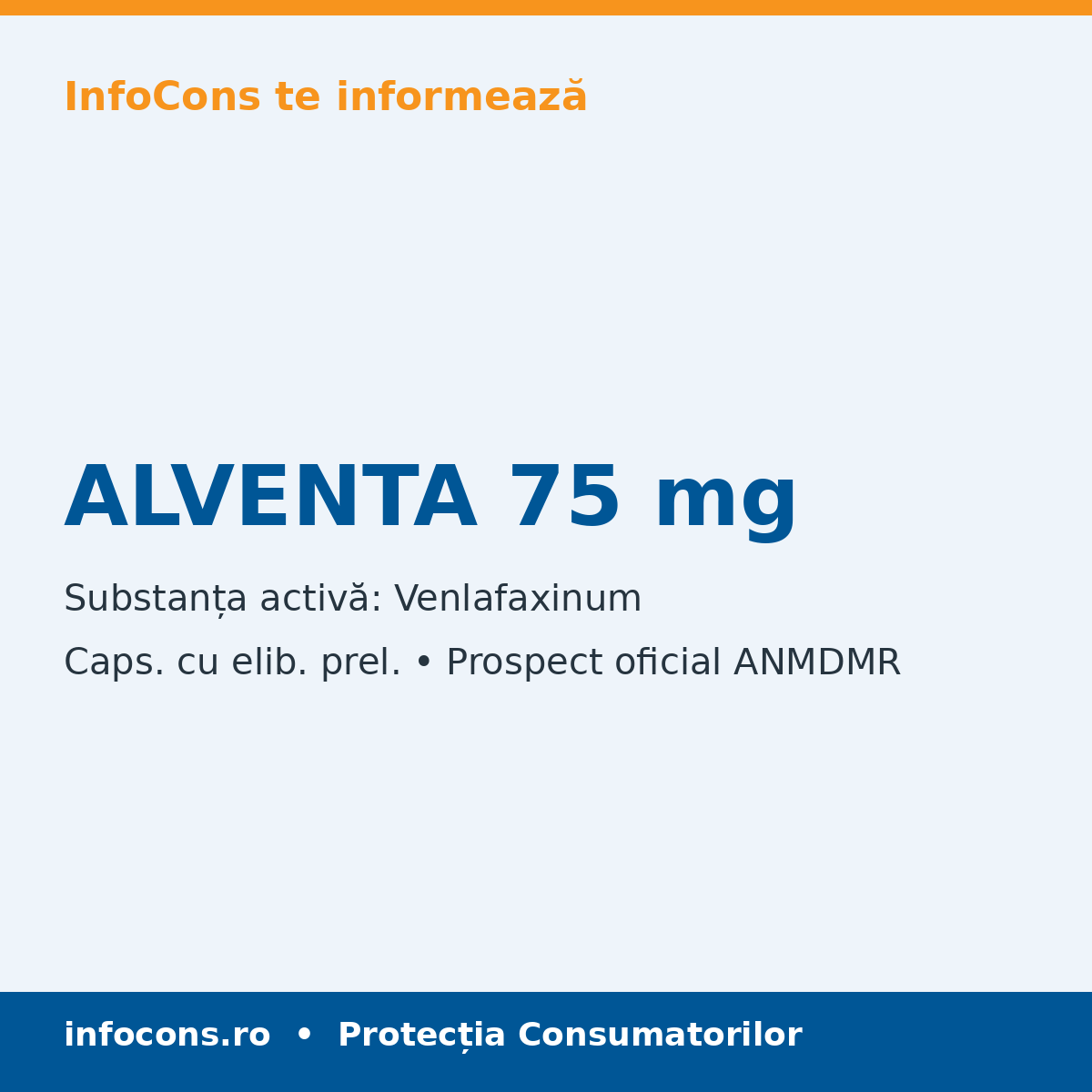 ALVENTA 75 mg - Prospect Medical - InfoCons