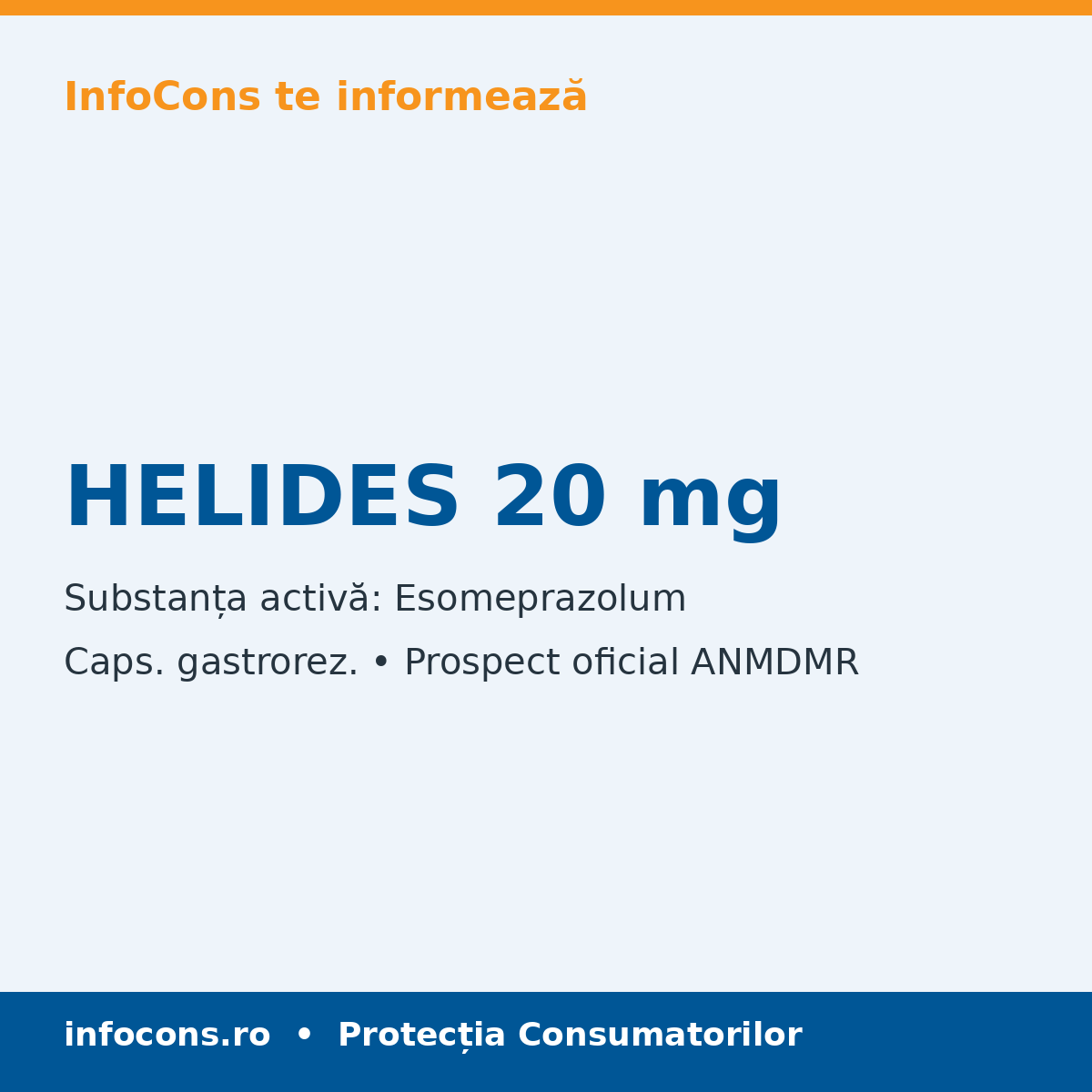 HELIDES 20 mg - Prospect Medical - InfoCons