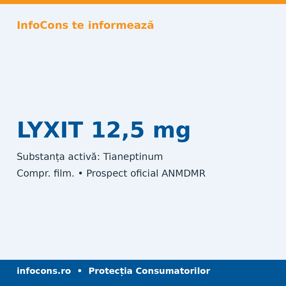 LYXIT 12,5 mg - Prospect Medical - InfoCons