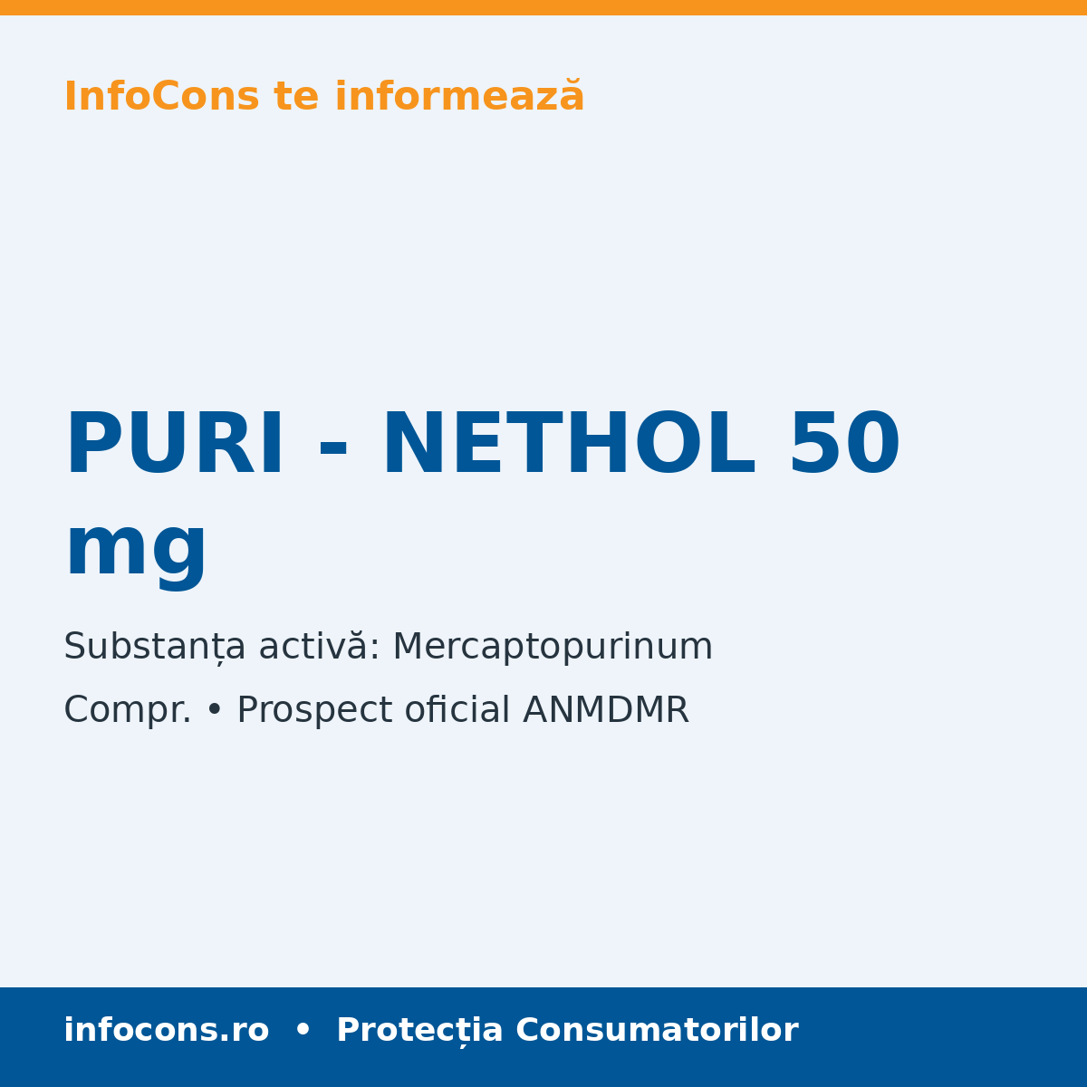 PURI - NETHOL 50 mg - Prospect Medical - InfoCons