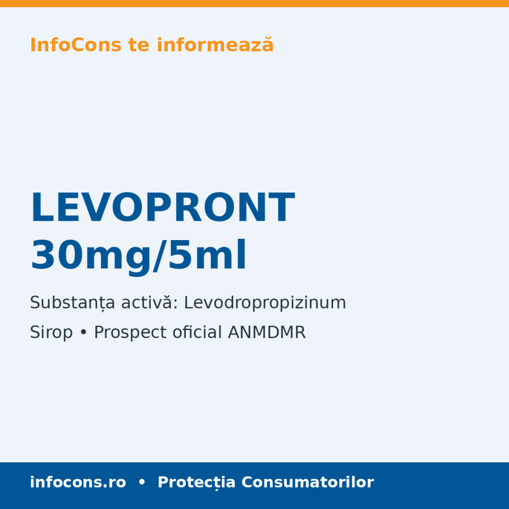 LEVOPRONT 30mg/5ml - Prospect Medical - InfoCons
