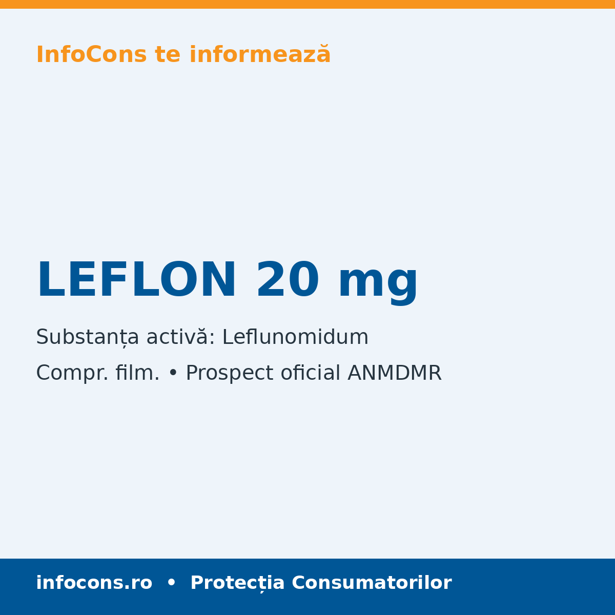 LEFLON 20 mg - Prospect Medical - InfoCons